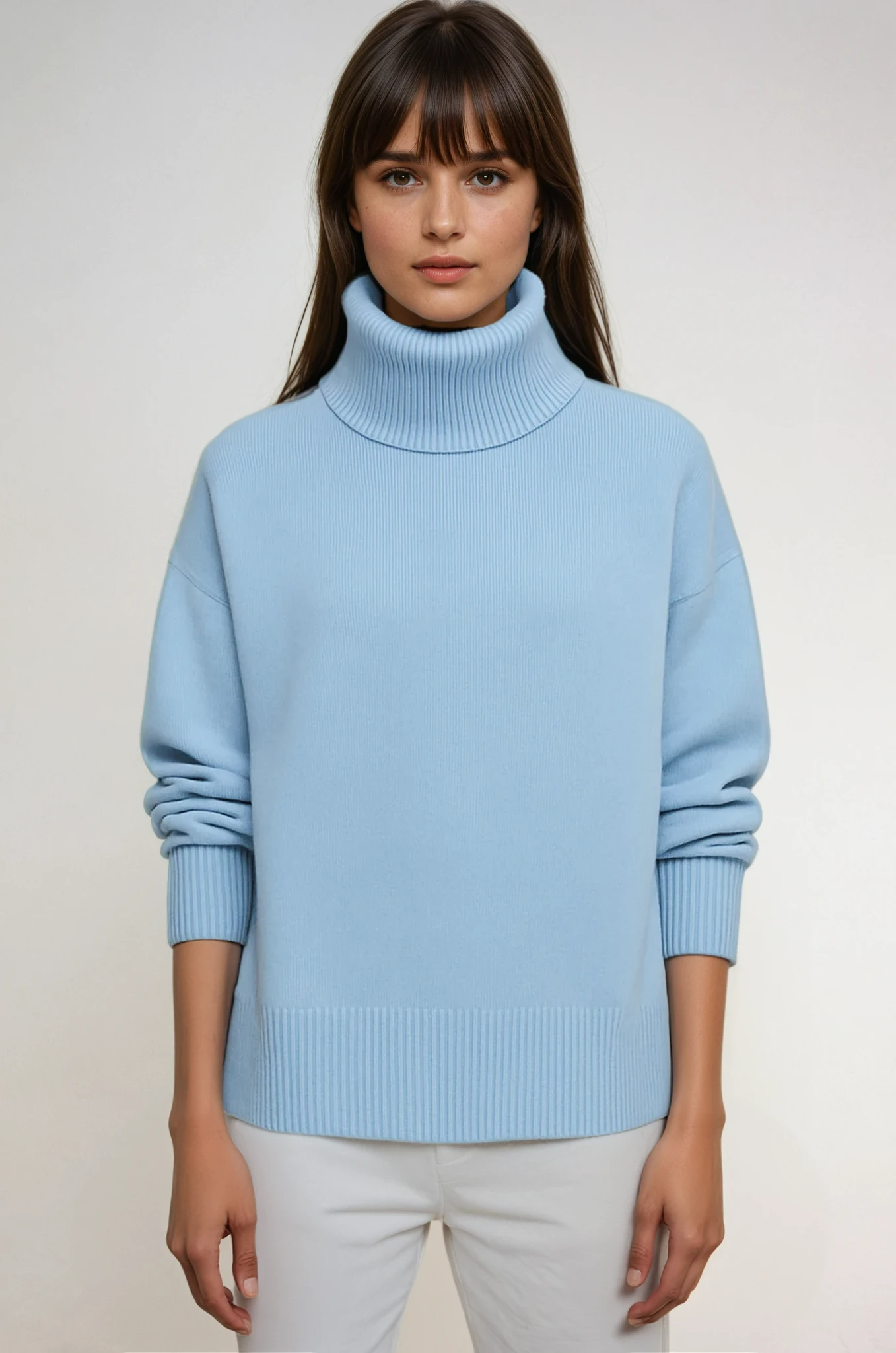 Oversized Turtleneck Sweater 0
