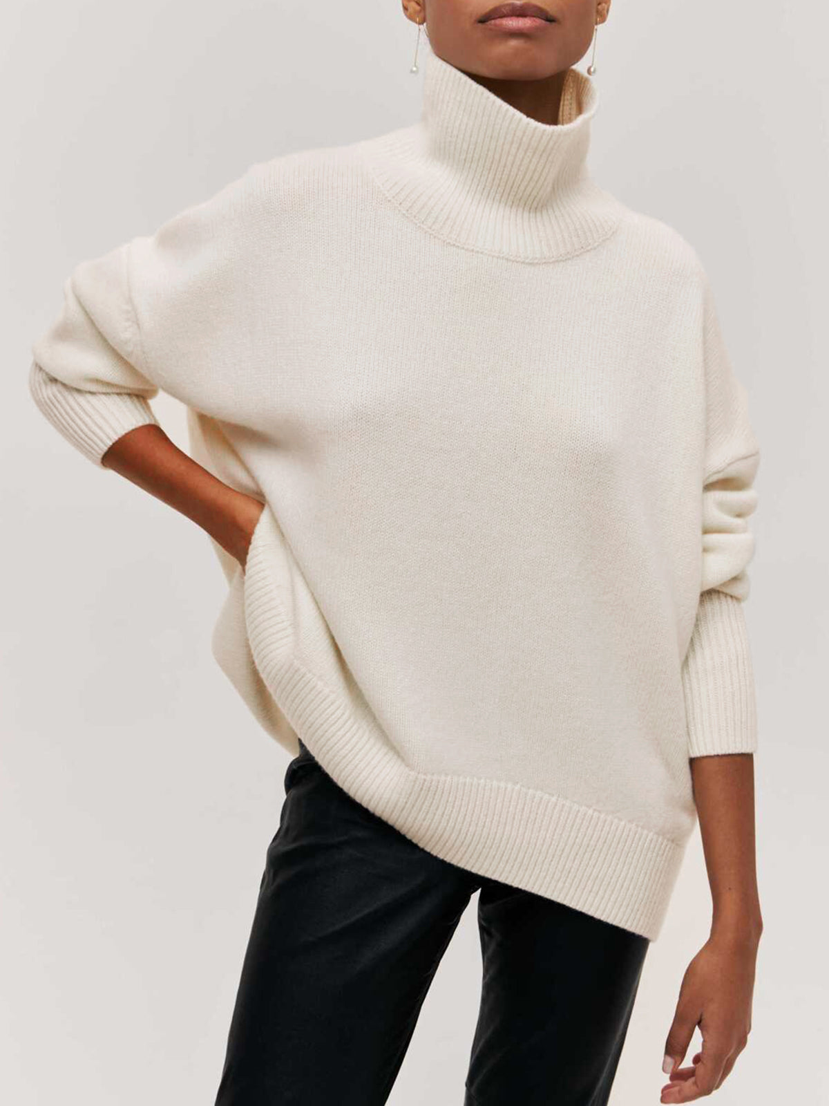 Oversized Turtleneck Sweater 5