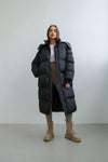 Oversized Women's Quilted Puffer Trench Coat For Women 1