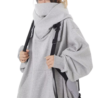 Oversized Women's turtleneck sweatshirt 4