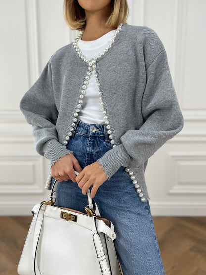 Pearl Trim Cardigan 3