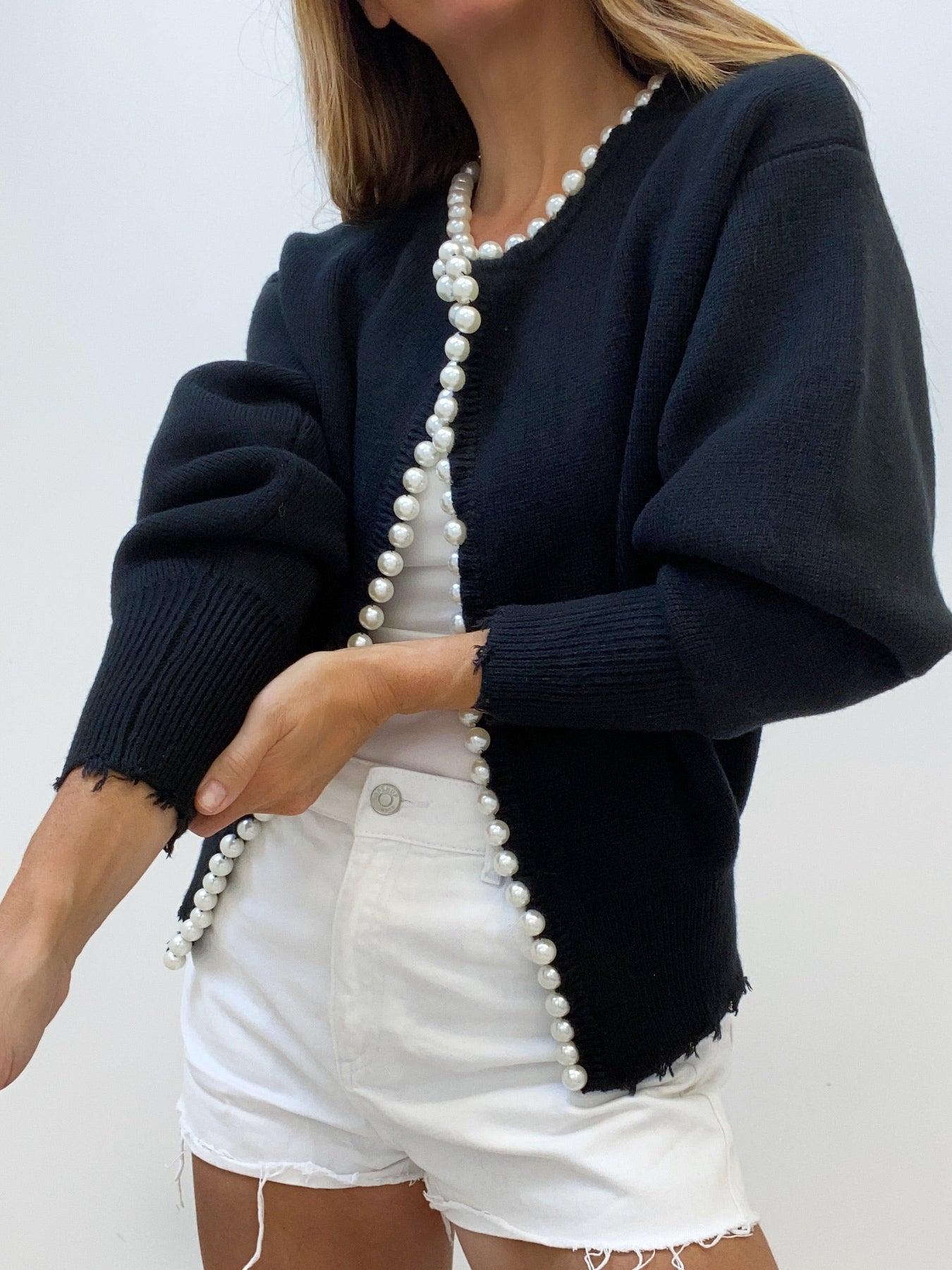 Pearl Trim Cardigan 4