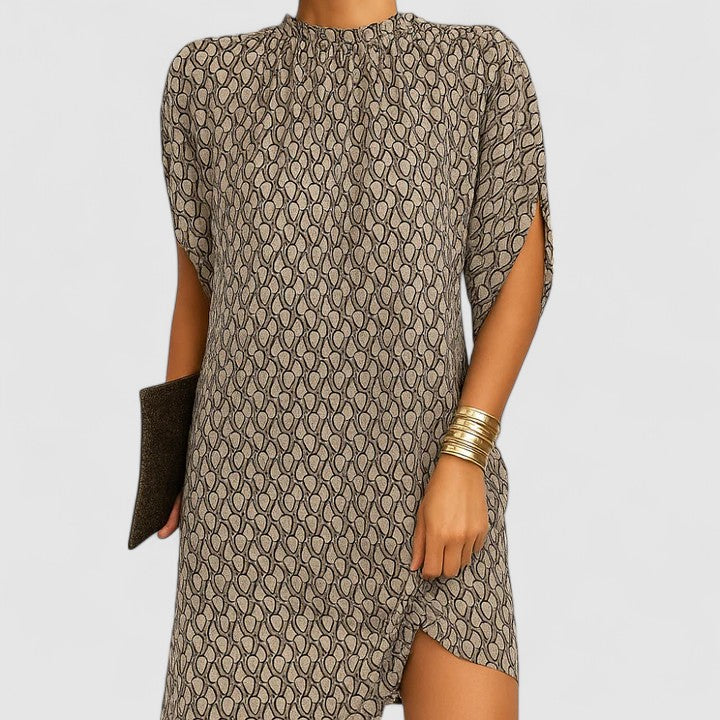 Poppy | Womens Minimal Loose Fit Shift Shorts Dress 3