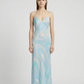 Printed Slip Maxi Dress – Sleek Evening Silhouette Dress for Women 0