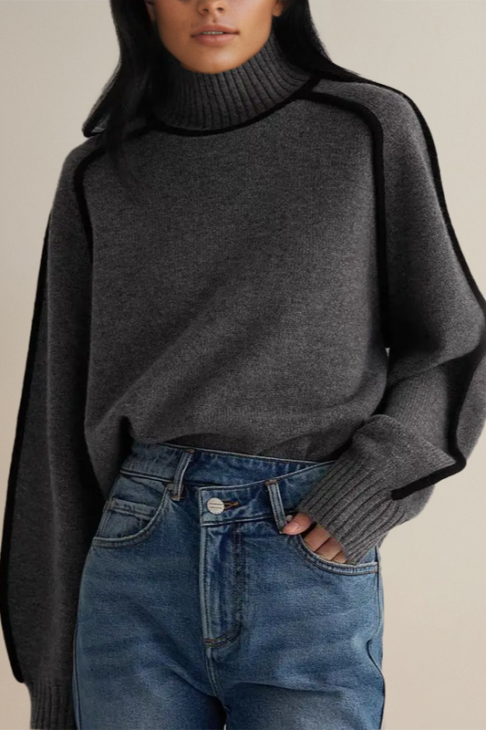 Relaxed Knit Turtleneck Sweater 3