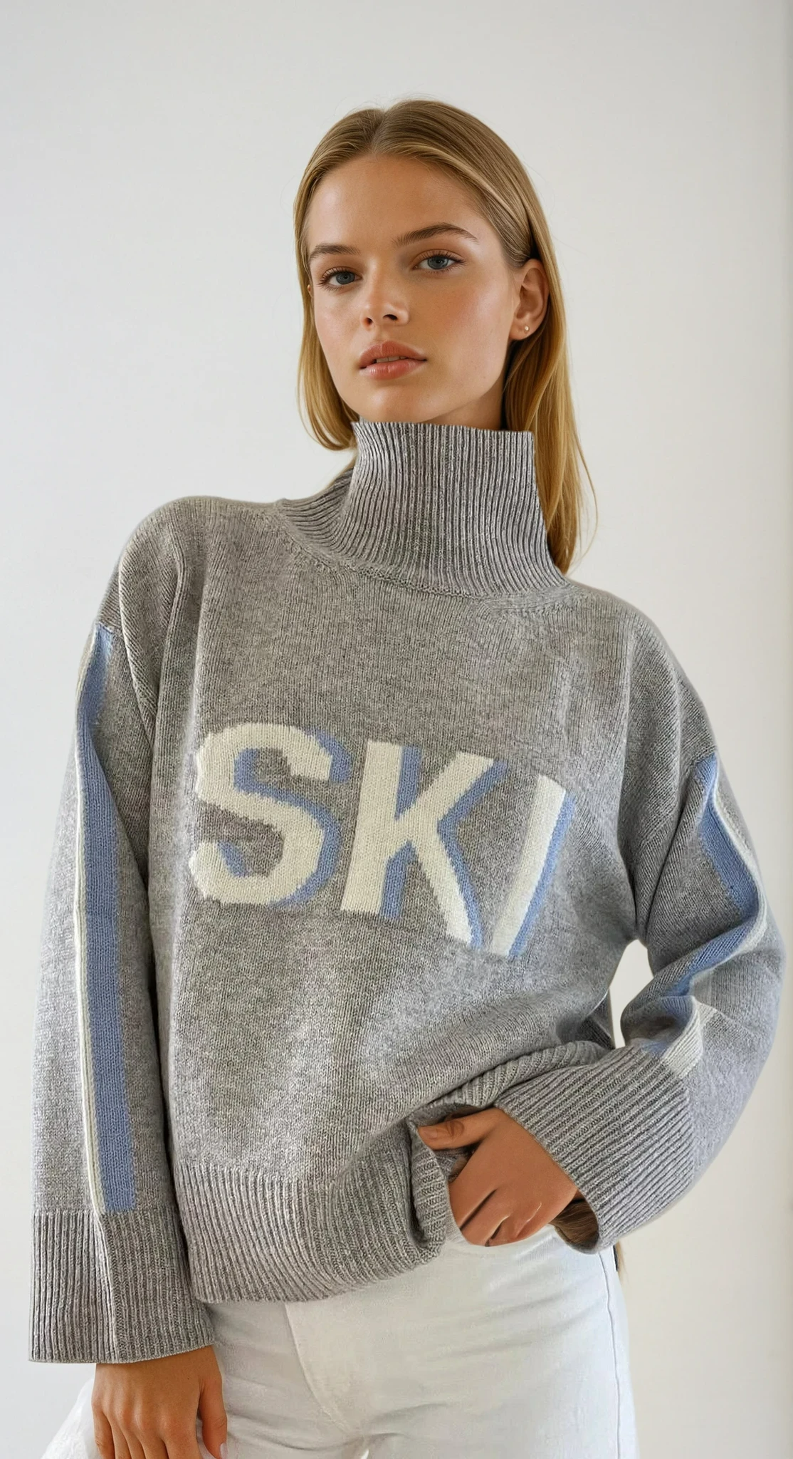 Retro Turtleneck Ski Jumper 1