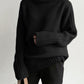 Ribbed Mock Neck Knit Sweater 6