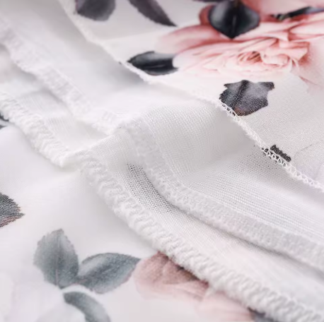 Ruffled chiffon midi dress 4