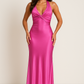 Satin Halter Maxi Gown 2