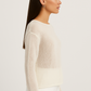 Sheer Textured Knit Sweater 3
