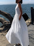 Sleeveless Cotton Blend Maxi Dress 1
