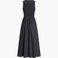 Sleeveless Cotton Blend Maxi Dress 4