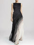 Sleeveless Satin Gown Maxi Dress - for Special Occasions 0