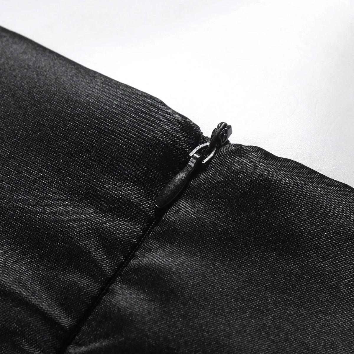 Sleeveless Satin Gown Maxi Dress - for Special Occasions 2