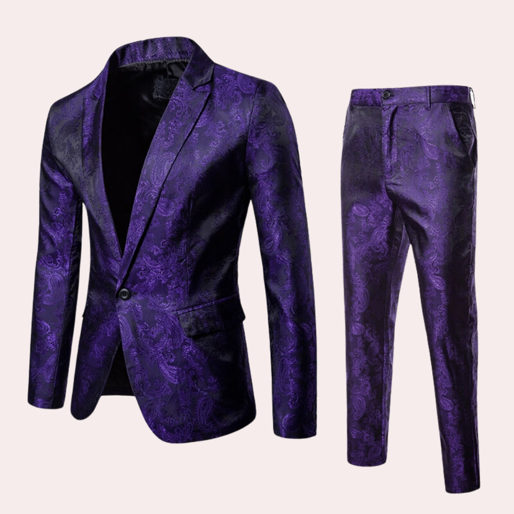 Slim Fit Lightweight Wedding Suit for Men 1