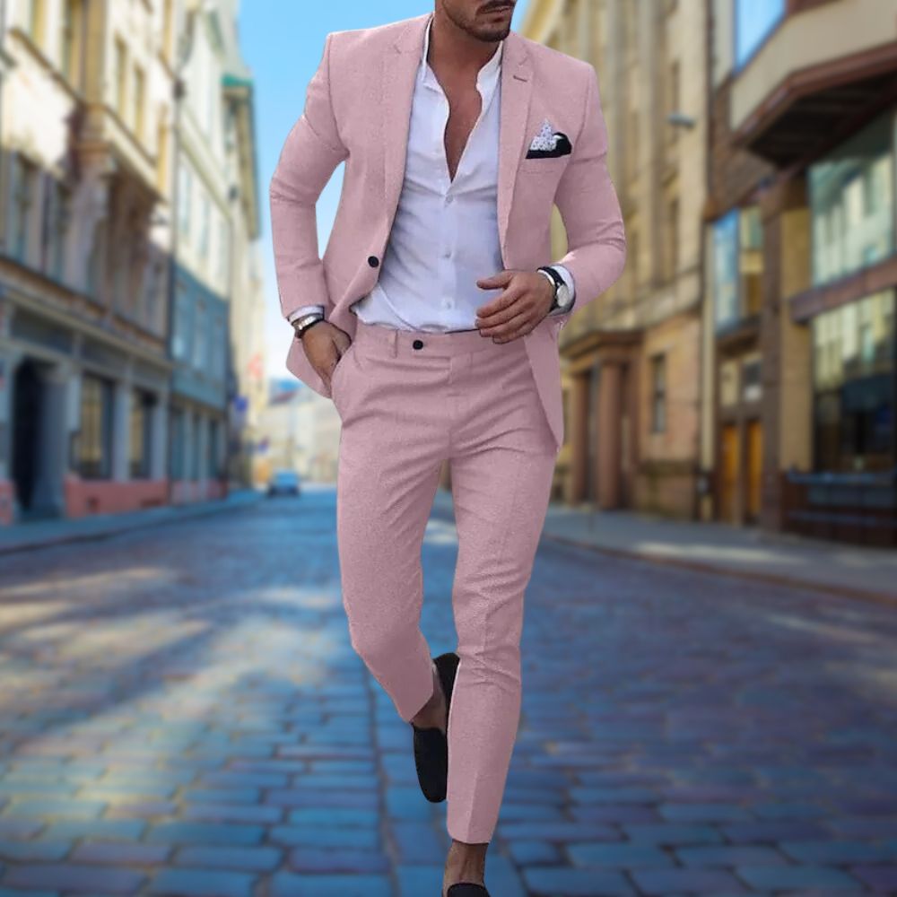 Slim Fit Wedding Guest Suit for Men 3