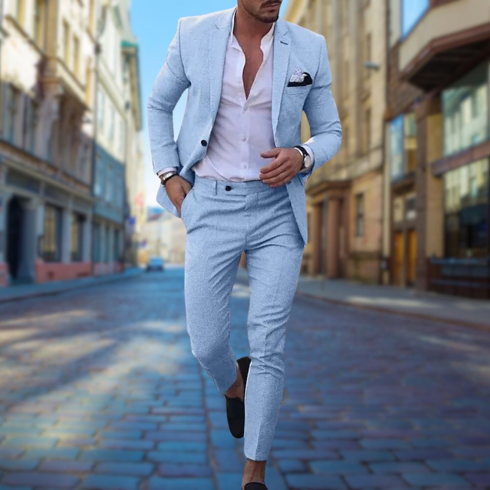 Slim Fit Wedding Guest Suit for Men 4