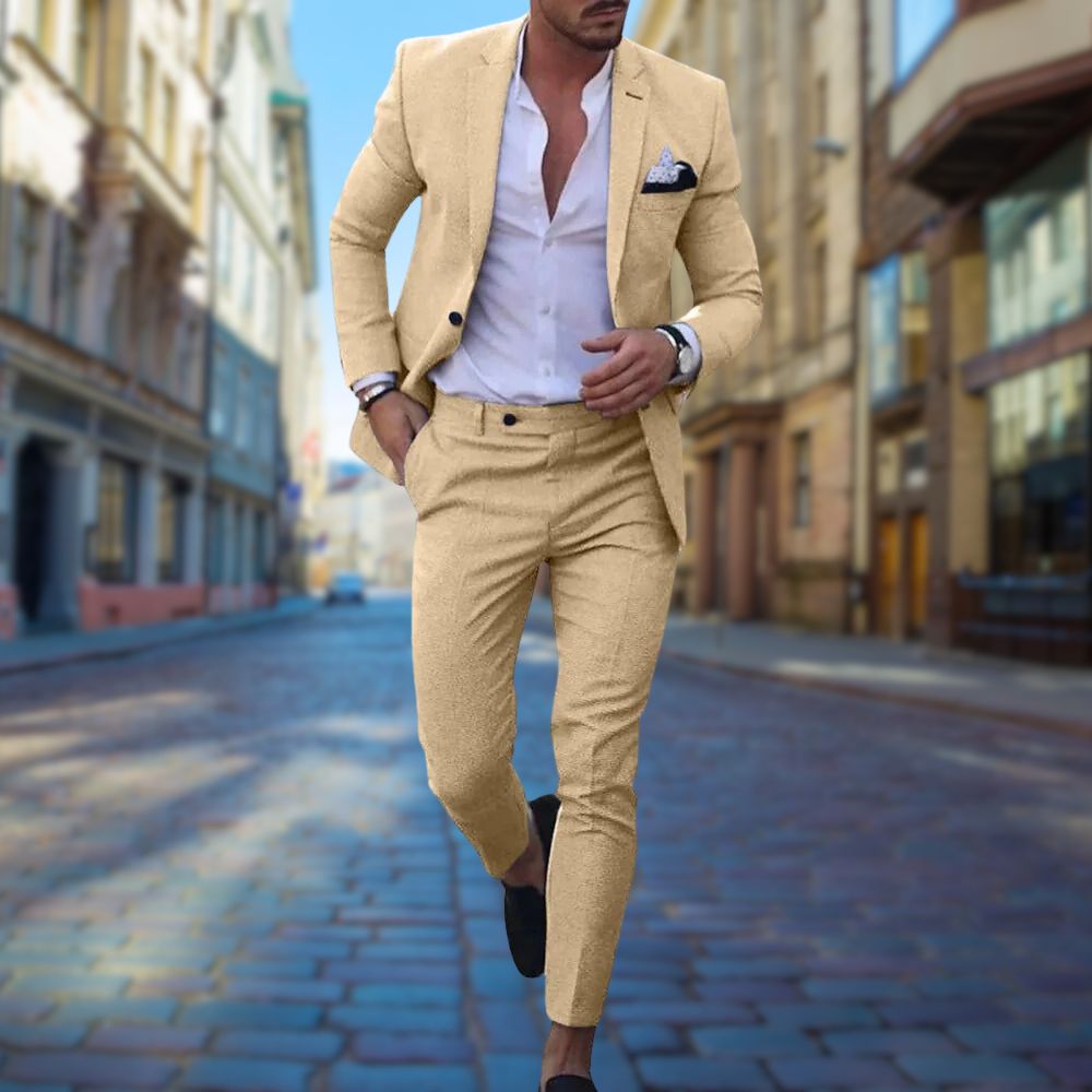 Slim Fit Wedding Guest Suit for Men 5