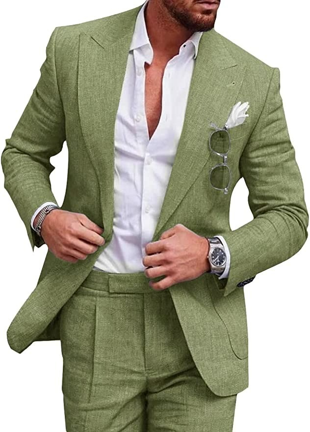 Slim Fit Wedding Suit for Men 1