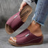 Slip-On Wedge Sandals with Open Toe for Women 4