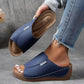 Slip-On Wedge Sandals with Open Toe for Women 6