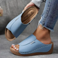 Slip-On Wedge Sandals with Open Toe for Women 8