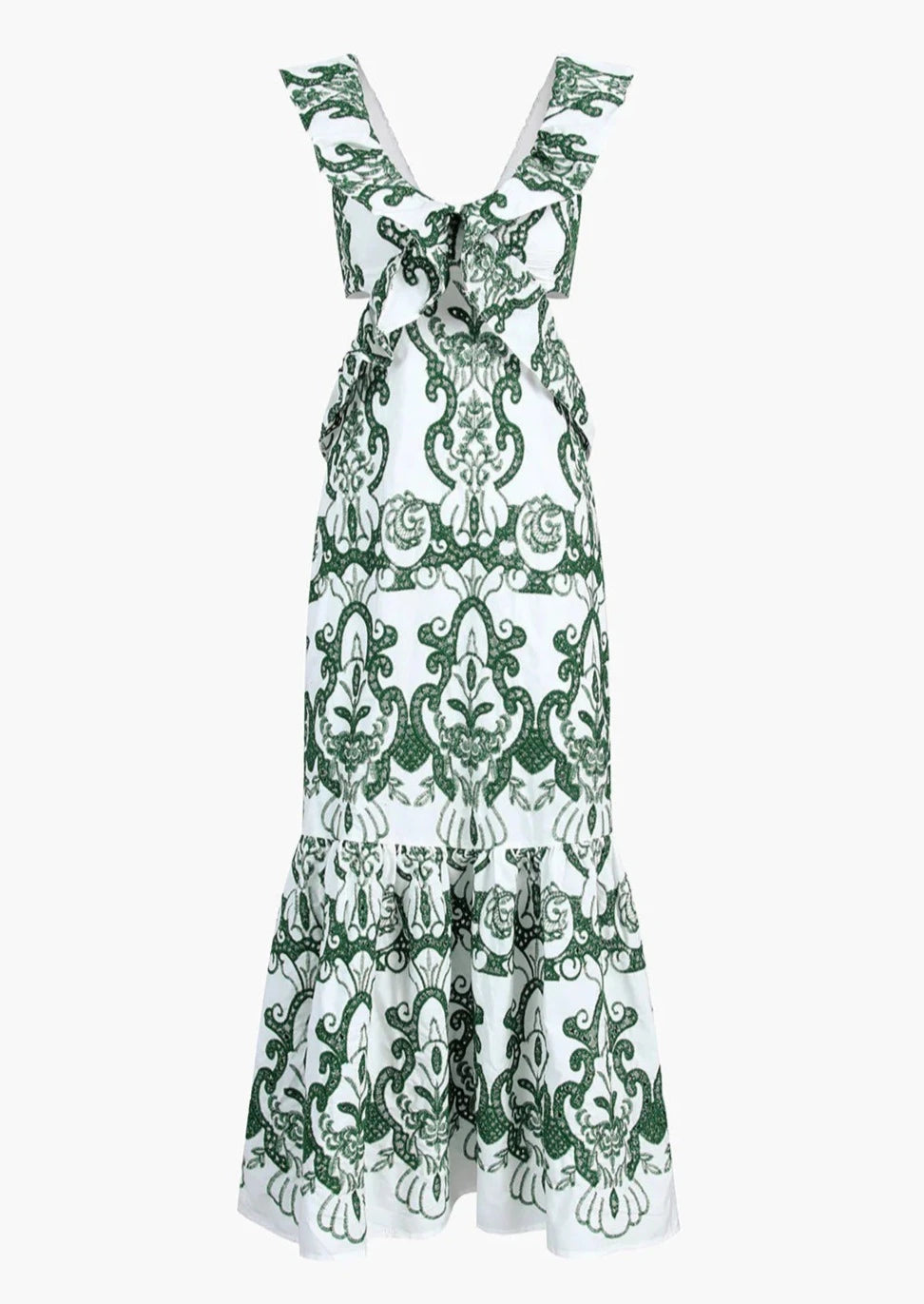 Sorrento Embroidered Cotton Maxi Dress 2