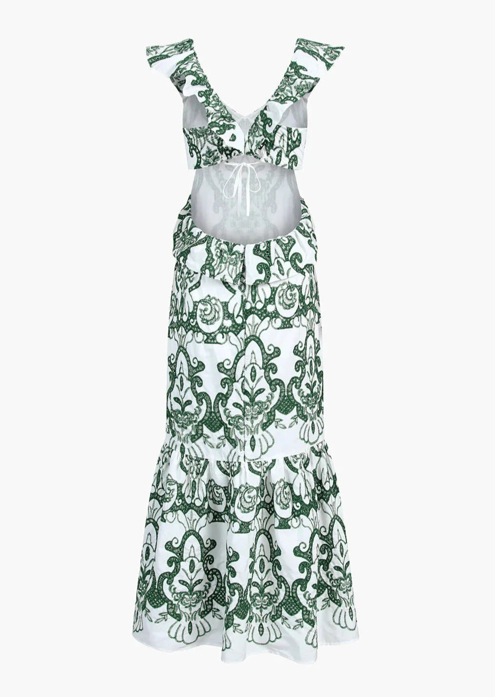 Sorrento Embroidered Cotton Maxi Dress 3