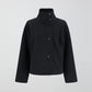 Stand Collar Women's Pea Coat 10