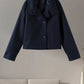 Stand Collar Women's Pea Coat 5