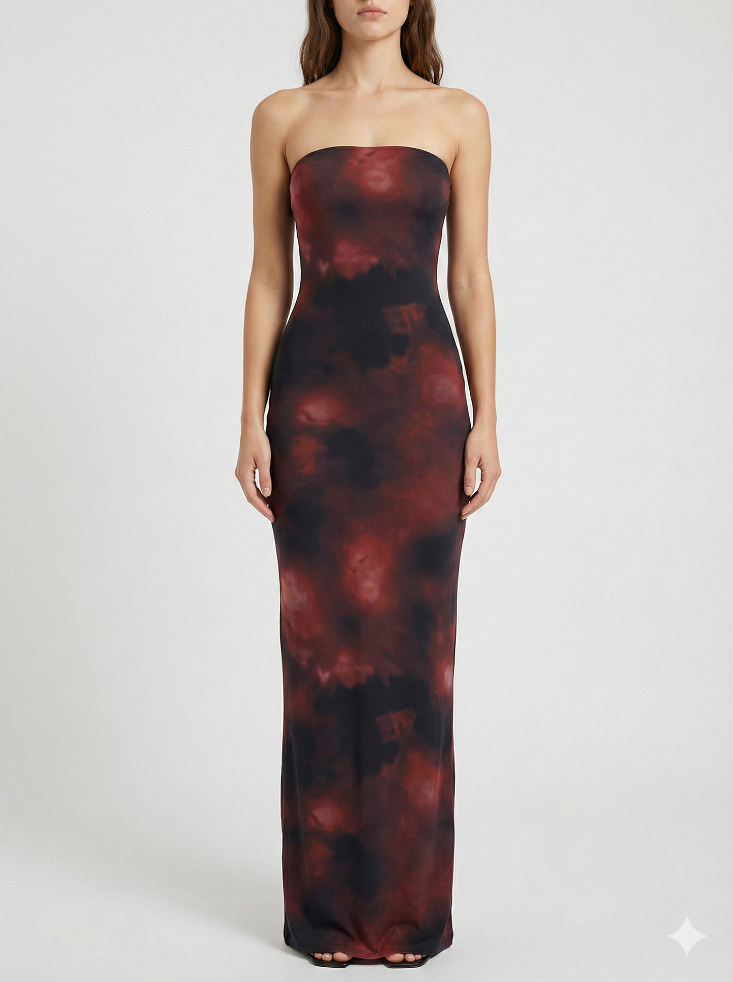 Strapless Printed Maxi Dress – Elegant Summer Evening Dress for Women 4
