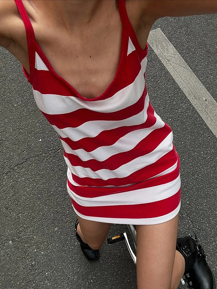 Striped Mini Dress – Casual Summer City Dress for Women 4