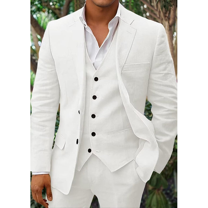 Stylish Three-Piece Wedding Suit for Men 2
