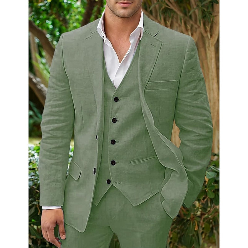 Stylish Three-Piece Wedding Suit for Men 6