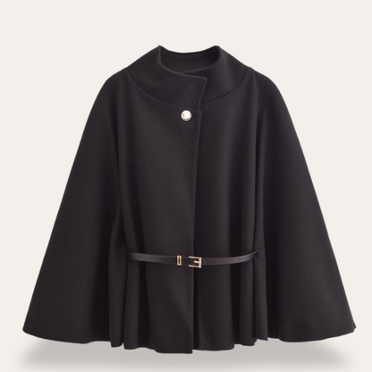 Stylish Wool Cape Coat for Women 1