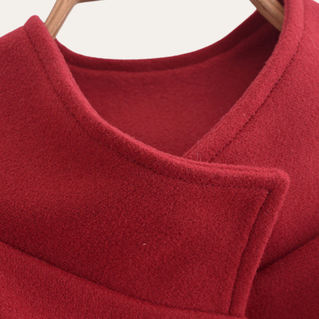 Stylish Wool Cape Coat for Women 4