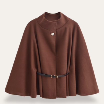 Stylish Wool Cape Coat for Women 8