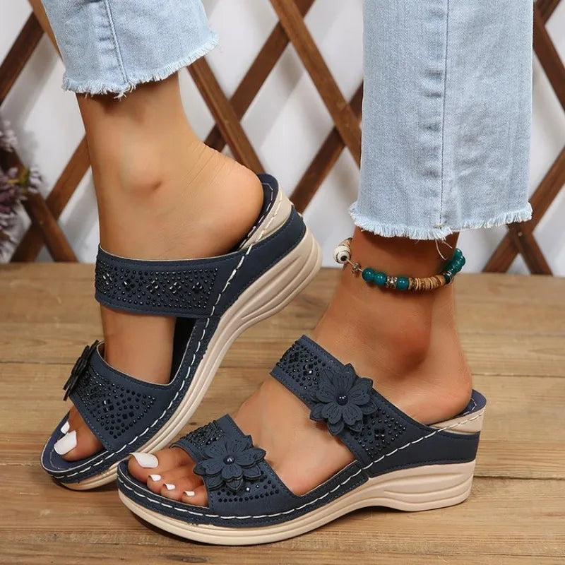 Summer Chic Wedge Sandals – Open Toe Design for Effortless Style 3