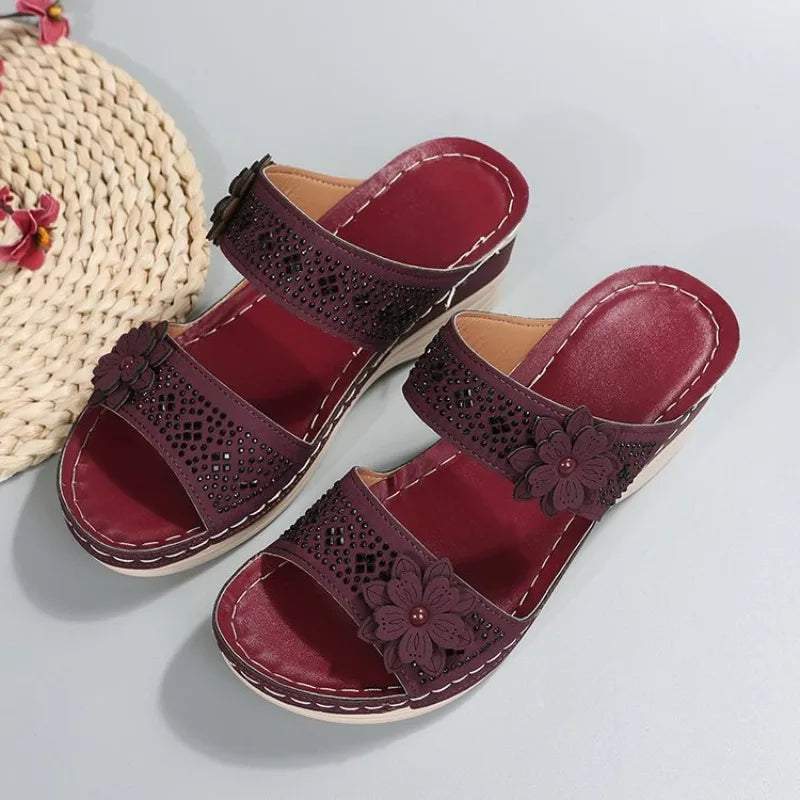 Summer Chic Wedge Sandals – Open Toe Design for Effortless Style 4