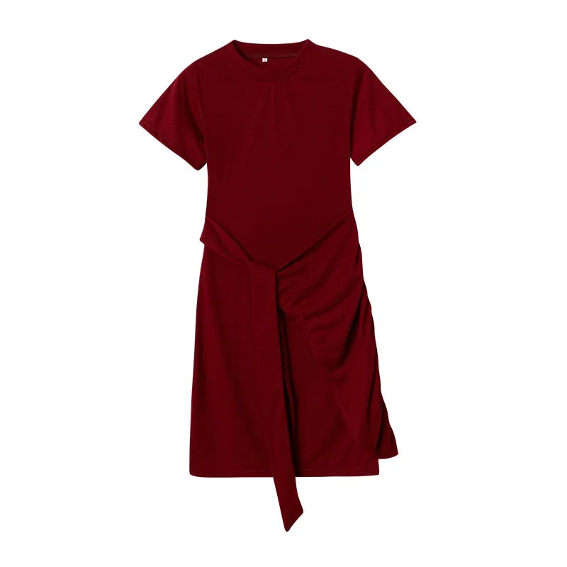 Summer Ruffle Sundress – Playful Bow Detail for Casual Outings 0