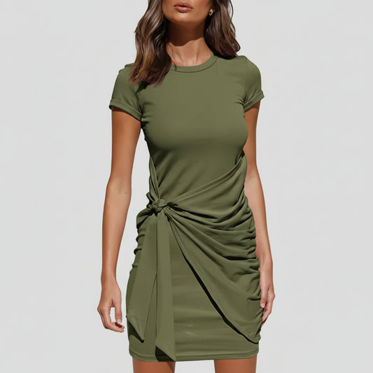 Summer Ruffle Sundress – Playful Bow Detail for Casual Outings 3