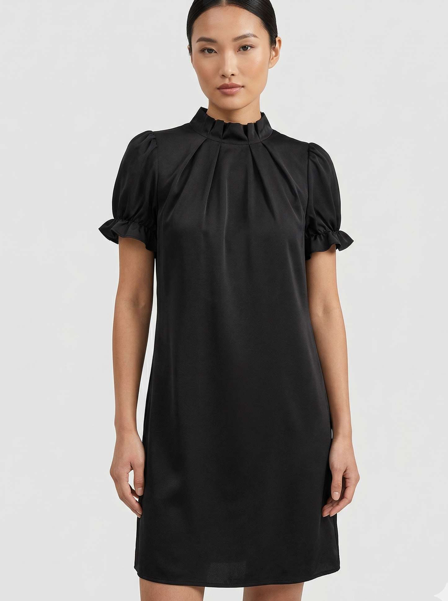 Summer Shirred Mini Dress – Playful Bubble Sleeves for Warm-Weather Chic 1