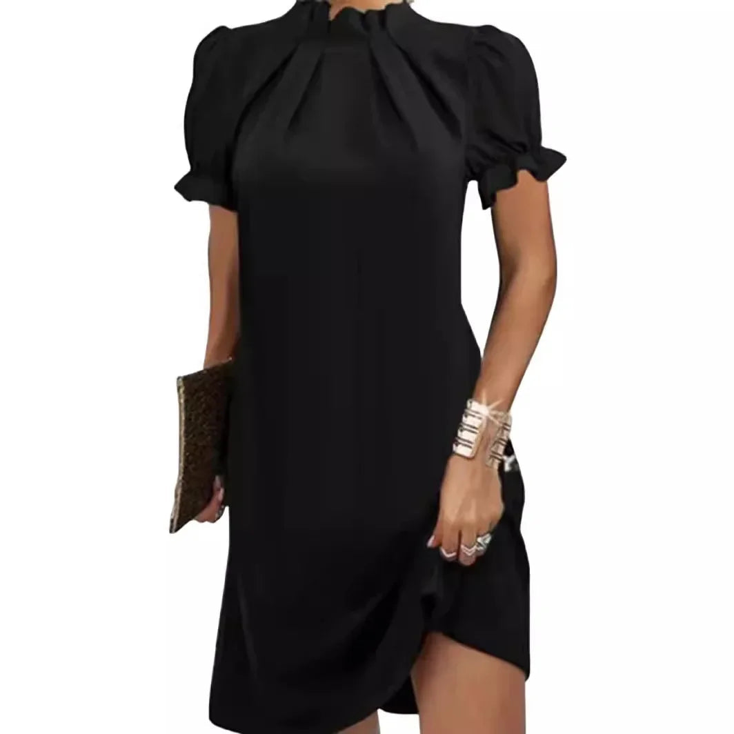 Summer Shirred Mini Dress – Playful Bubble Sleeves for Warm-Weather Chic 2