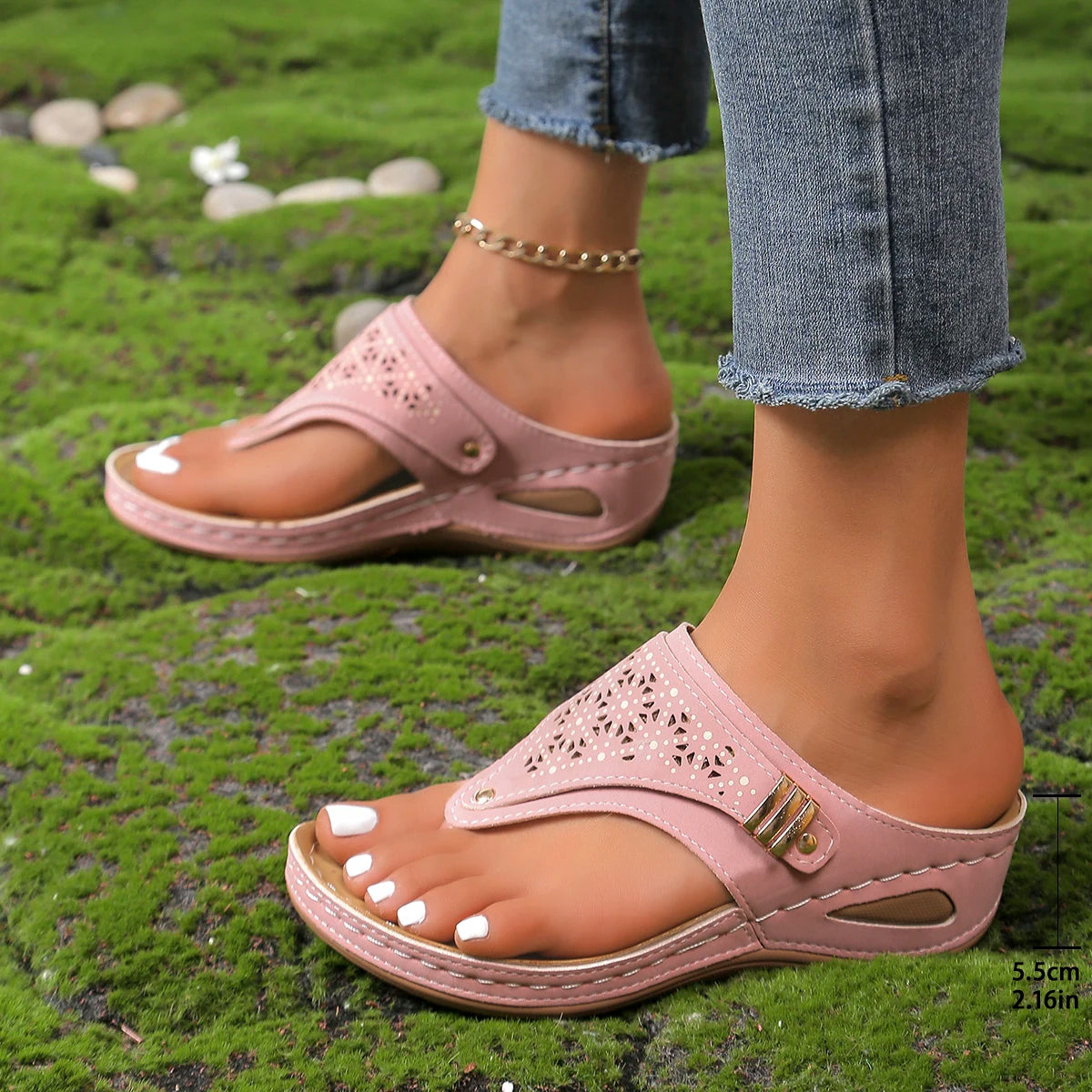 Summer Wedge Sandals – Comfortable Non-Slip Design for Stylish Outings 5