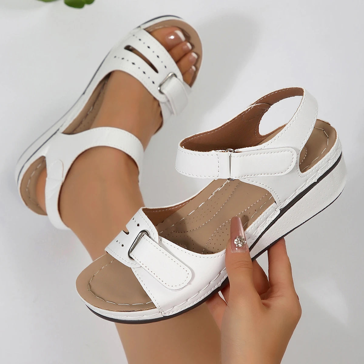Summer Wedge Sandals – Comfortable Open Toe Design for Stylish Outdoor Wear 7