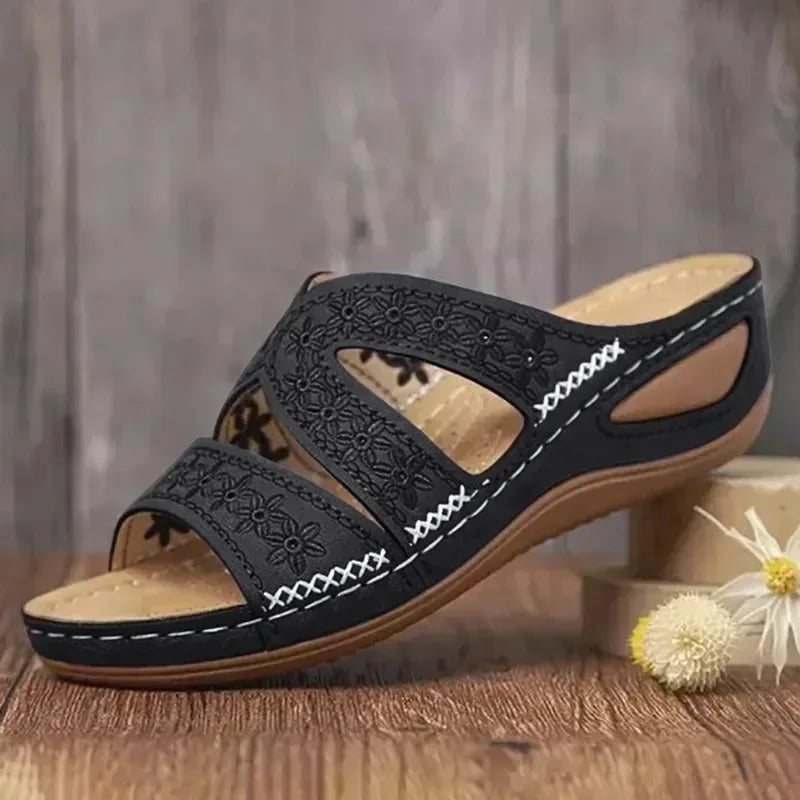 Summer Wedge Sandals – Stylish Open Toe Comfort for Warm Days 1