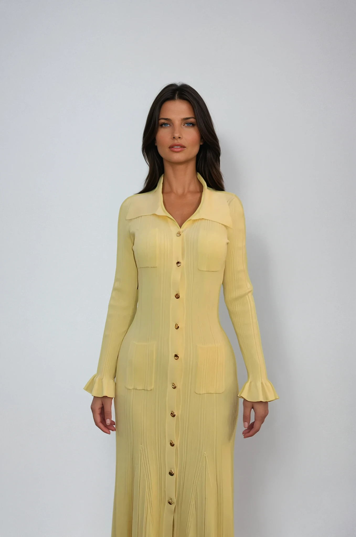 Sylvie Knit Casual Midi Dress 0