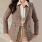 Tartan Blazer – Stylish Slim-Fit Design for Professional Wear 3