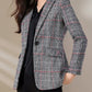 Tartan Blazer – Stylish Slim-Fit Design for Professional Wear 5