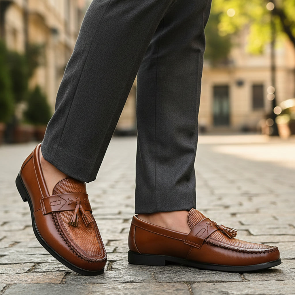 Tassel Men's Loafers – Premium Leather Design for Versatile Occasions 3